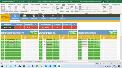 Planilha De Controle De Prazos De Pagamentos Vencimentos Em Excel