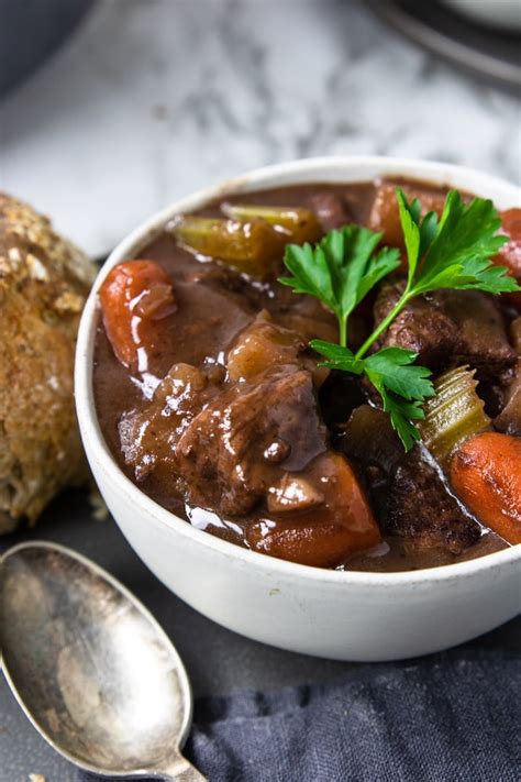 Beef Stew W Red Wine Stove Top Instant Pot Instructions Included