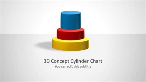 D Cylinder Chart Concept For Powerpoint Slidemodel