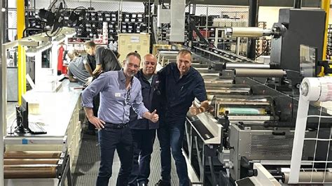 Rotolabel Installs Nilpeter FA 17 Flexo Press Labels Labeling