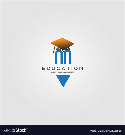 Education logo template for international Vector Image