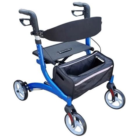 Best 4 Wheel Rollator Light Weight With Wide Aluminium Seat