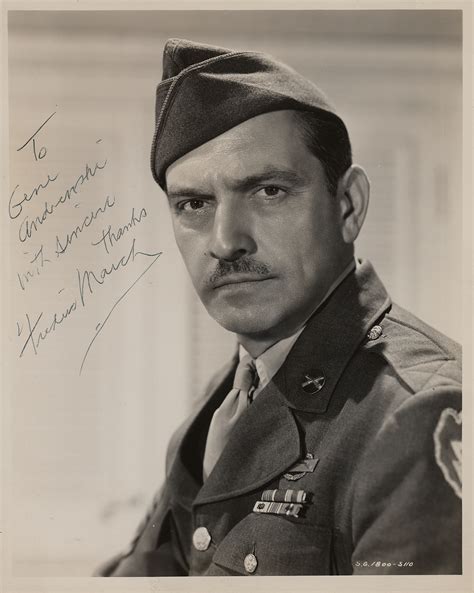 Fredric March Signed Photograph Rr Auction