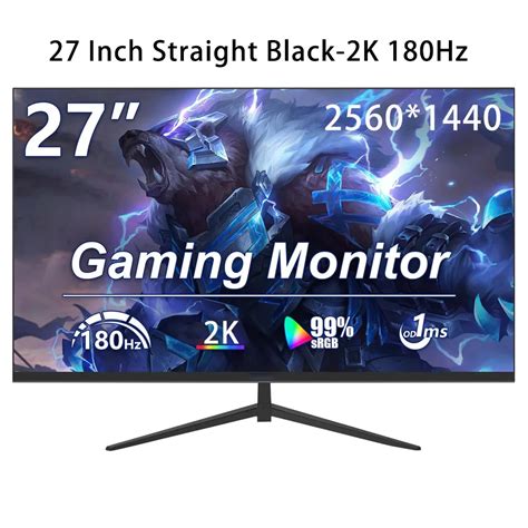 27-дюймовый игровой монитор, 180 Гц, 2560*1440P, HDMI, QHD, настольный ...