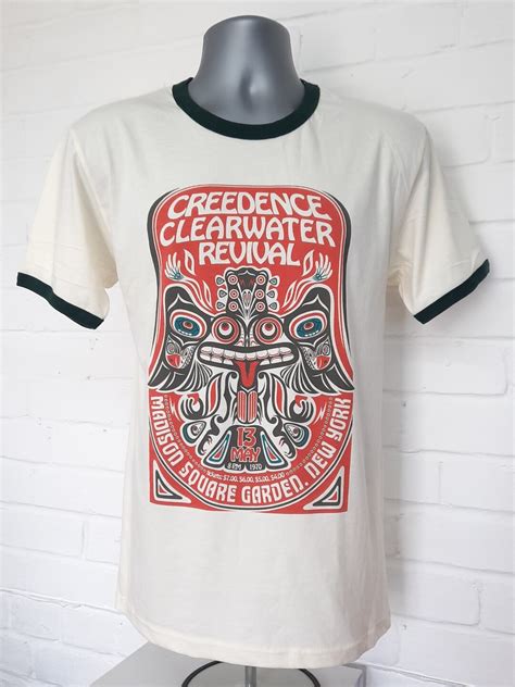 Creedence Clearwater Revival T Shirt Madison Square Garden New Etsy