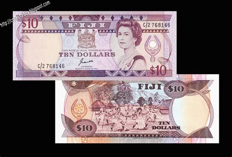 Collectorbox World Banknotes And Coins Qe Ii Banknotes Fiji Island