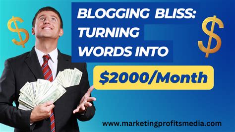 Blogging Bliss Turning Words Into Month Marketing Profits Media