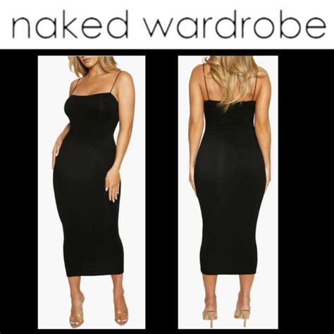 Naked Wardrobe Dresses Nwot Naked Wardrobe Black Sultry Sheath