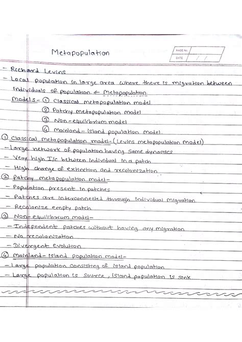 Metapopulation Models | PDF | Free Download