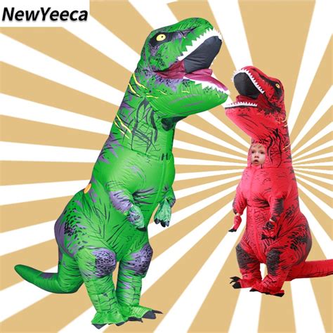 Hot T Rex Dinossauro Infl Vel Traje Da Festa De Natal Crian A Cosplay