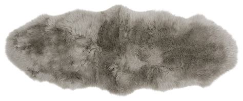 Classic Sheepskin Double Pelt X Rug Taupe Contemporary Novelty