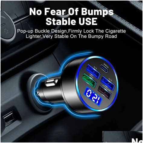 Fast Charging Cars With Wireless Charging With 4 USB Ports, 150W Power ...