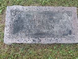 Peter A Larson Find A Grave Memorial