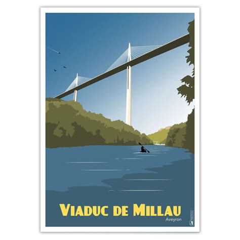 Affiche Viaduc De Millau Fenestrou Posters