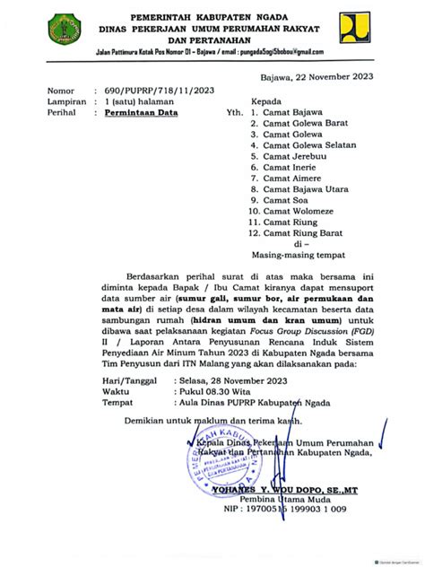 Permintaan Data Pdf
