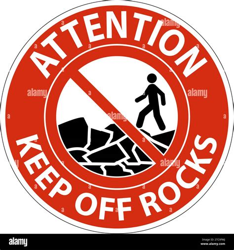 Warning Sign Off The Coast Stock Vector Images Alamy