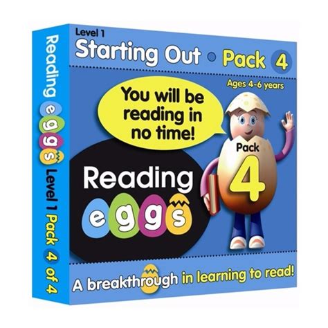 Abc Reading Eggs Level 1 Starting Out Book Pack 4 Ages 4 6 Big W