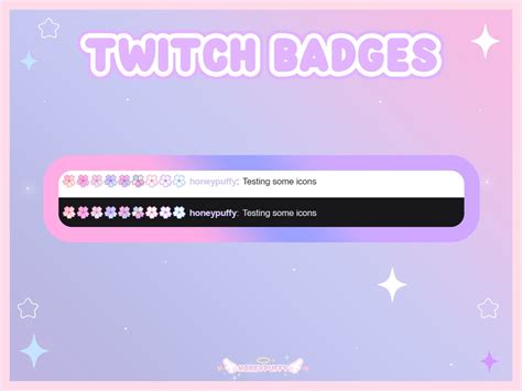 Pastel Sakura Cherry Blossom Sub Badges Bit Badges Twitch Etsy