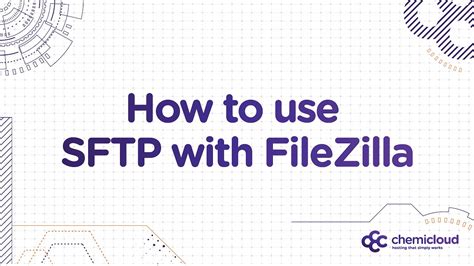 How To Use Filezilla With Sftp Youtube