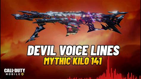 Devil Speaks In This Mythic Kilo 141 Demonsong CODM YouTube