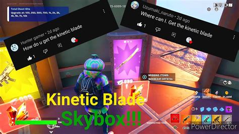 How To Get The Kinetic Blade Skybox Fortnite Youtube