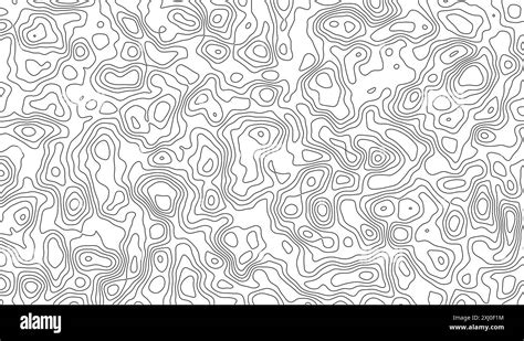 Topographic Contour Map Topography And Geography Map Grid Abstract