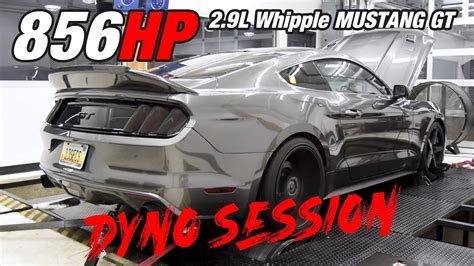 850HP Mustang GT 2 9L Whipple Dyno Session YouTube