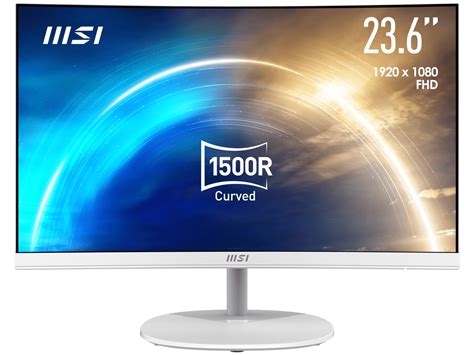 Msi 24 75 Hz Va Fhd Monitor 4ms Gtg Na 1920 X 1080 Curved Pro Mp241caw