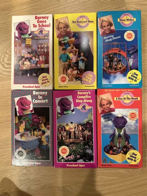 Barney The Backyard Gang Vhs Tapes Barney And Baby Bop Plush Lot | The ...