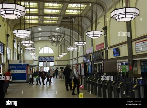 Entrance Hall Of Cardiff Central Railway Station South Wales Uk 2021