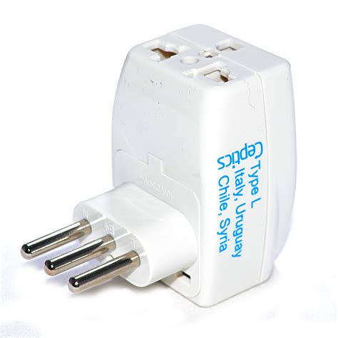 Italy Travel Adapter Type L 3 In 1 Gp3 12a Travel Adapter Plugs