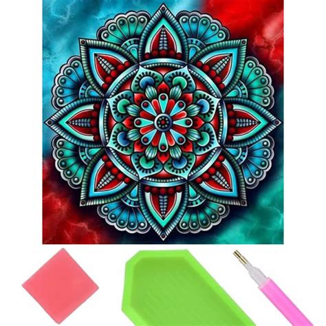 Diamond Paiting 7D Mandala Diamenty Duże Korale Haft Diamentowy AB