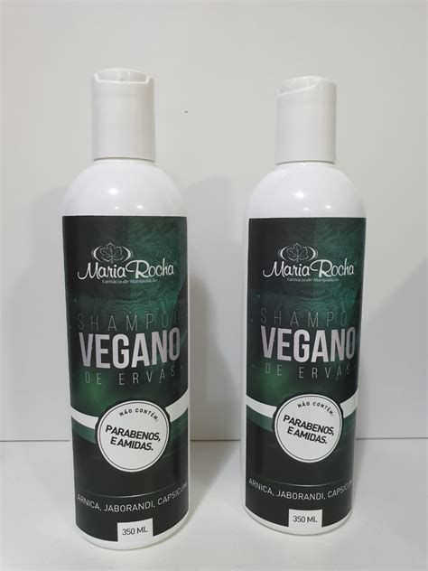 Kit Shampoos Vegano De Ervas Para Queda De Cabelos Ml Cada