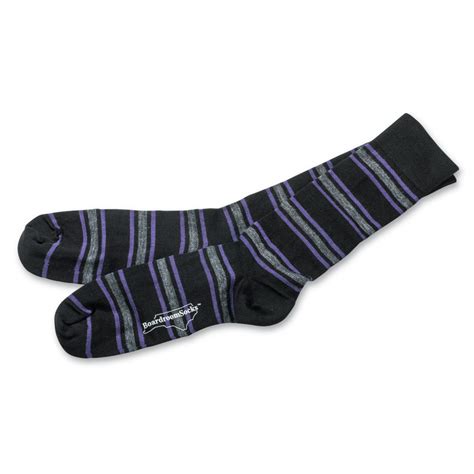 Merino Wool Mid Calf Patterned Dress Socks 6 Pair T Box