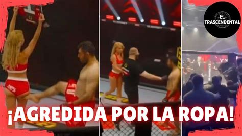 LUCHADOR DE MMA IRANÍ DA UNA PATADA A UNA CHICA EN EL RING POR SU