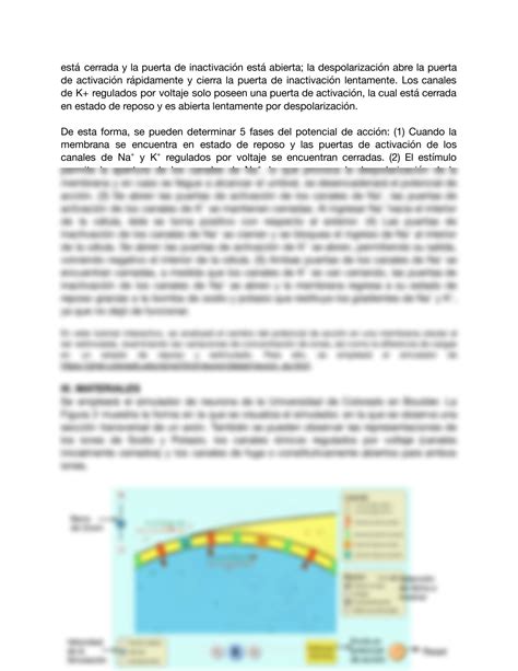 Solution Propiedades El Ctricas De La Membrana Informe Laboratorio