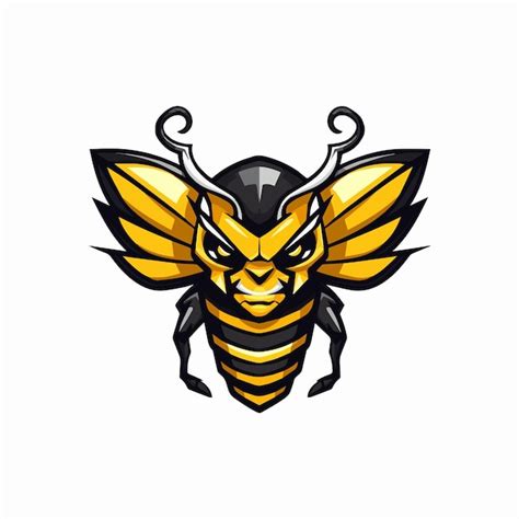 Premium Vector Bee Logo Design Vector Illustration Bee Mascot Design