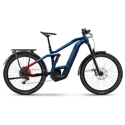 Adventr Fs Mtb Completamente Metallo Lucido Blu Rosso Mtb Full