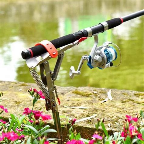 Smart Fish Catcher Adjustable Toss Automatic Spring Fishing Rod Holder