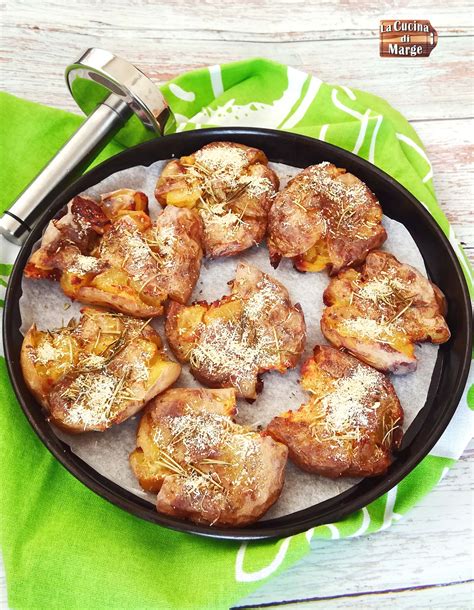 Patate Schiacciate Al Forno La Cucina Di Marge