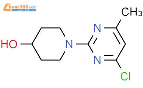 1353984 94 7 1 4 Chloro 6 methylpyrimidin 2 yl piperidin 4 ol化学式结构式