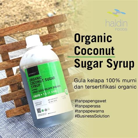 Jual Gula Kelapa Organik Cair Murni Dan Tersetifikasi Haldin Foods