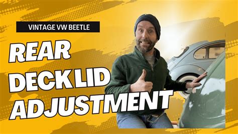 Vw Beetle Rear Deck Lid At Malik Garcia Blog