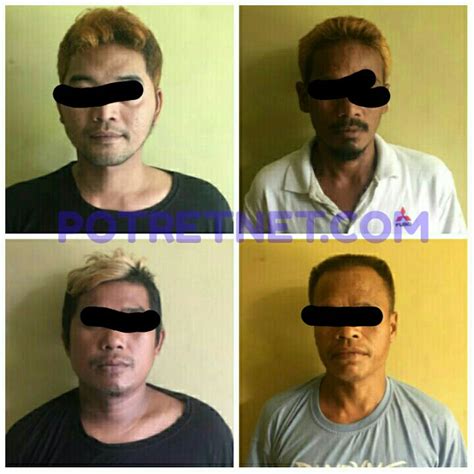 Polsek Pagedangan Ringkus 4 Orang Pencuri Gulungan Kabel