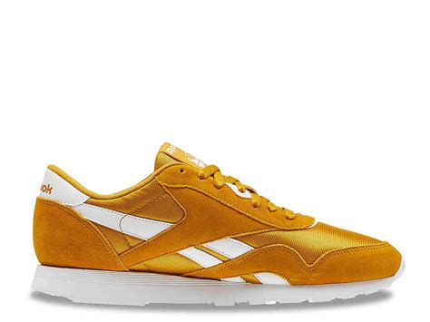 Reebok Synthetic Classic Sneaker In Mustard Yellow Yellow For Men Lyst