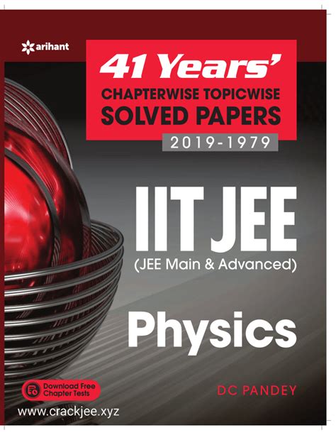 Years Chapterwise Topicwise Solved Papers Iit Jee