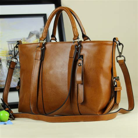 Fashion Genuine Leather Handbag Shoulder Bag Messenger Bag For Women On