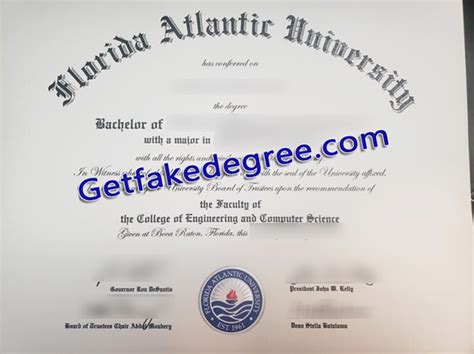 Make Fake Florida Atlantic University Degree Buy Fake High School And