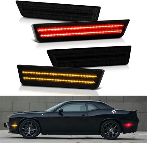 Amazon Bestview Front Rear Bumper Led Side Marker Light Red