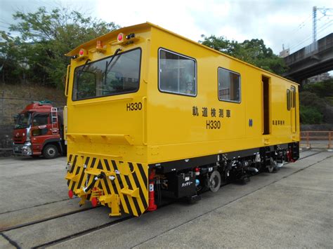 Rail Track Inspection Vehicle With An Optical Deviation Detection